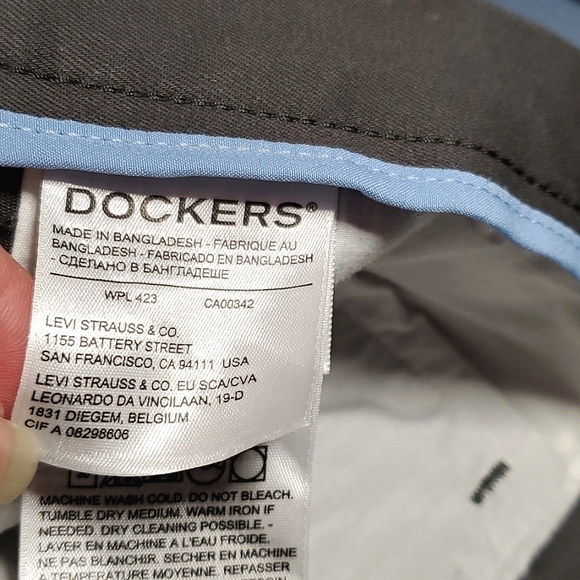 Dockers Men's Grey/Green Dress Pants/Trousers - W38 L30 - Picture 10 of 16